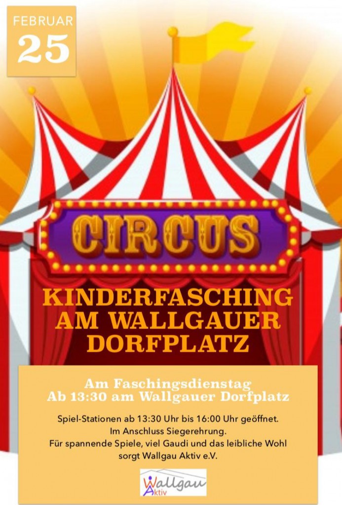 Kinderfasching am 25.02.2020 in Wallgau