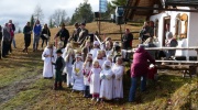 Wallgauer Adventsmarkt der Sinne 2018 an der Sonnleiten. Samstag 01.12.2018. Eröffnung an der Puit